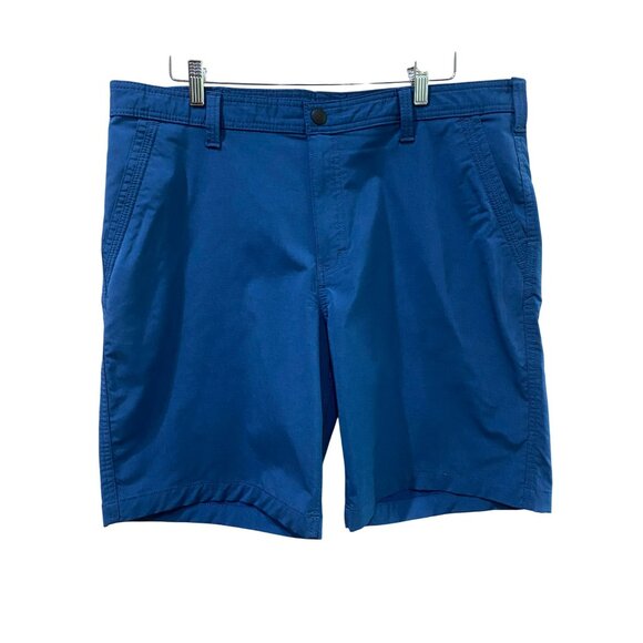 G.H. Bass & Co. Mens Blue Casual Chino Shorts 38W X 10L Polyester/Elastane Blend - Picture 7 of 7
